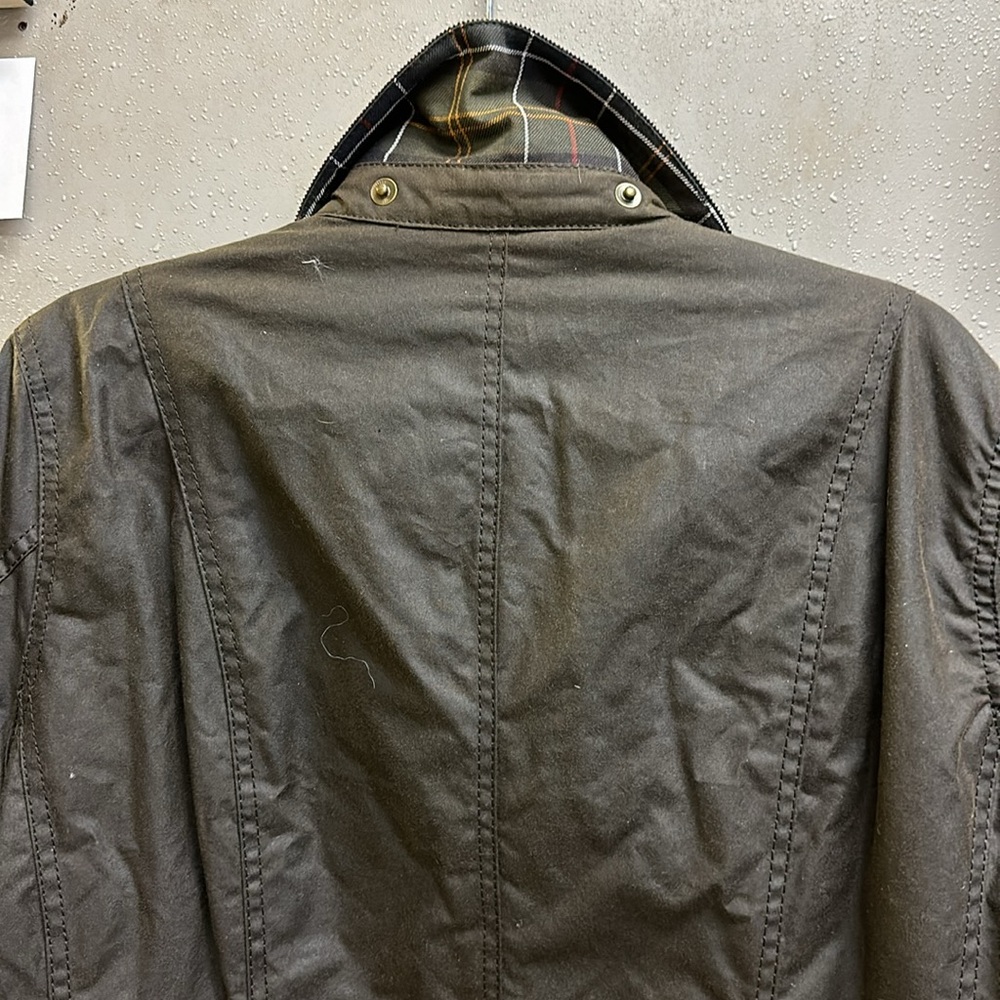 Barbour Belsay Wax Jacket Size 18 US - Picture 9 of 12